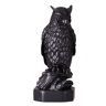 danila-souvenirs Decoratief Stenen Beeldje Sculptuur Zwarte Uil 10 cm