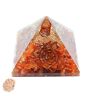 Blessfull Healing Reiki Healing Stone Fen Shui Gift Carnalian Stone met Potlood Piramide Chakra Energie met Rose Desert Selenite-