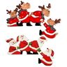 Ecverbyh 2 STKS Kerst Decoraties Kerst Deur Frame Decoraties Houten Decoraties Santa Kersthout Ambachten Kerst