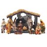 ABchat Nativity Figurines Set Xmas Mini Traditional Resin Jesus Birth Decorations 1Set Christmas Figurines