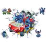 NvWang Sticker Stitch kinderkamer Stitch 3D-effect Stitch Ultimate Muursticker Stitch Muursticker Stitch