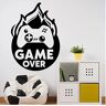 cbvdalodfej Muurtattoo Game Game Over Decal Gamer Sticker Game Room Decor Video Game Decal Joystick Sticker Gamer Gift Game Decor 57X79CM