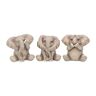 Nemesis Now Drie olifantenbaby's, 12 cm, grijs