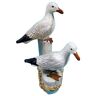 Dekofiguren 2 meeuwen op poller 17 x 9 cm meeuw vogel meer Noordzee zee zee seagull maritiem decoratie 39.2974