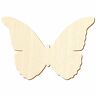 Bütic GmbH Houten vlinder V1 breedte 3-50 cm decoratie knutselen, verpakking met 1 stuk, breedte: 50cm breed