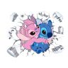 Nv Wang Sticker Stitch kinderkamer Stitch 3D-effect Stitch Ultimate muursticker Stitch