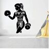 cbvdalodfej Fitness muur sticker Workout muur sticker Gym muur decor Gym muur decor, muur stickers, sport muur stickers 43cm x 67cm