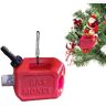 HELVES Grappige gas kan geld clip ornament,2023 rode hars kerstboom ornamenten,rode gas kan ornament,een grappig gedenkwaardig kerstornament (1 stuk)