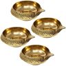 Zap Impex Traditionele Messing Olielamp Messing Diepe Diya Indiase Olielamp Diwali Puja Lamp Kuber Diya (4)