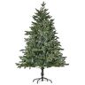 HOMCOM kunstkerstboom 1,5 m kerstboom dennenboom PVC PE metaal groen ؠ75 x 150 cm