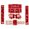 PiWine Chinees Nieuwjaar Decoraties, Nieuwjaar Coupletten Set, Chinees Nieuwjaar Benodigdheden Chinees Venster Nieuwjaar Papier Chunlian Chinese Vlag Chinese Decoraties Jaar Papier (Kleur:G)(Kleur:G) ( Color