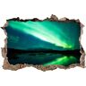 Pixxprint 3D_WD_S2251_62x42 adembenemende polarlichten in Scandinavië 3D muursticker, vinyl, kleurrijk, 62 x 42 x 0,02 cm