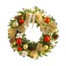 DEZYPZAM Kerstkrans, Kerst voordeur decoratie krans, Led-kerstkrans, kerstkrans met verlichting, kerstdecoratie voor voordeur, trap, etalage, Kerstmis Deur Decoratie (Diameter 60cm)