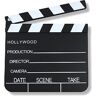 Schramm ® Regisseursluik 20x18cm Regisseursluik Filmluik Scèneluik Hollywood Krijtbord Clapbaord