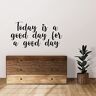 Tongue in Peach Vinyl Muursticker Vandaag is een goede dag voor een goede dag Kamerdecor Home Quotes voor uw muur Leuke Muurstickers Woondecoratie Zwart Klein WS13