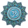 Nemesis Now Set van 4 Om Heilige Geluid Hindu Symbool Shabda-Brahman Wierook Stick Brander Blauw, 13.5cm