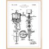 Bildverkstad Patent Print - Portable Cold Beer Dispenser - White Poster