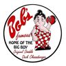 Bob&apos;s Famous Home Of The Big Boy Original Double Deck Cheeseburger Emaille Bord - 30 cm ø