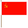 Vlaggenclub.nl Zwaaivlag Sovjet Unie 15x22,5cm   stof