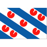 Vlaggenclub.nl Friese vlag 30x45cm