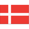Vlaggenclub.nl Deense vlag 70x100cm - Spunpoly