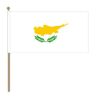 Vlaggenclub.nl Zwaaivlag Cyprus 15x22cm   Stof