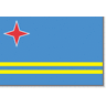 Vlaggenclub.nl vlag Aruba 70x100cm - Spunpoly