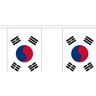 Vlaggenclub.nl Vlaggenlijn Zuid Korea - 3 meter I stof