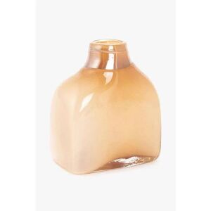 Lama Vase - Farget Glass - Beige - Stor - Hyttefeber.No