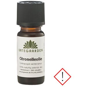 Urtegaarden Sitrongressolje - 10 ml