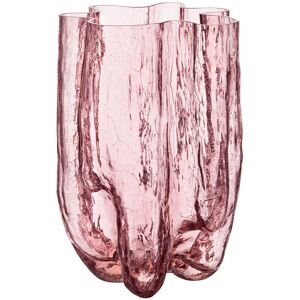 Kosta Boda Crackle Vase Pink 37 Cm