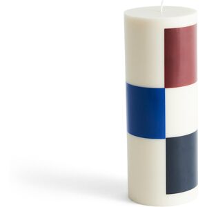 HAY Column Candle Large - Off-White, Brown, Black And Blue