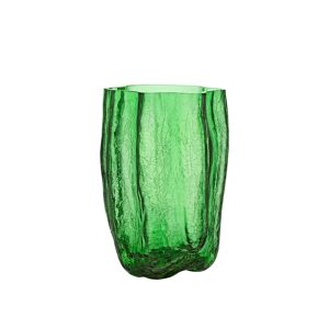 Kosta Boda Crackle Vase Dark Green 37 Cm