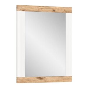 Laredo speil speil,eik dekor,hvit.