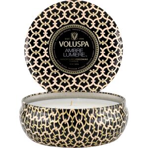 Voluspa 3-Wick Tin Candle Ambre Lumiere 40h