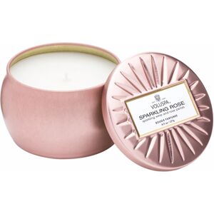 Voluspa Mini Tin Candle Sparkling Rose 25h