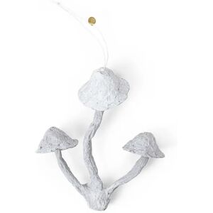 ferm LIVING Mushroom ornament juletrepynt Faded white