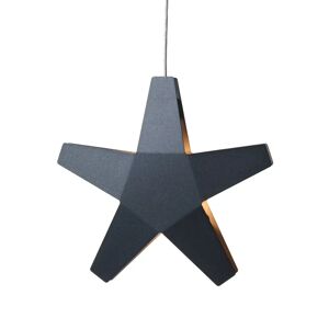 SMD Design Advent Stjerne Adventsstjerne grå, 40 cm, lysegrå tekstilledning
