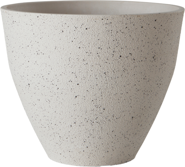 ALTEA potte - høyde 29 cm Hvit terrazzo