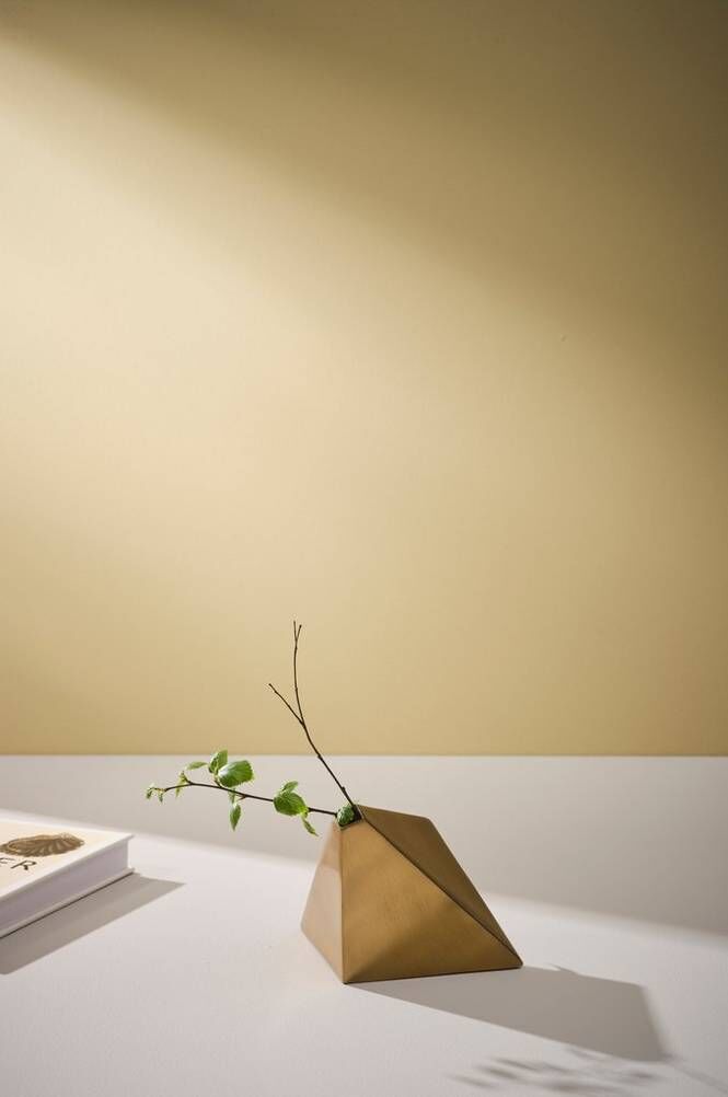 GIZA dekor/vase - høyde 11,5 cm Gull
