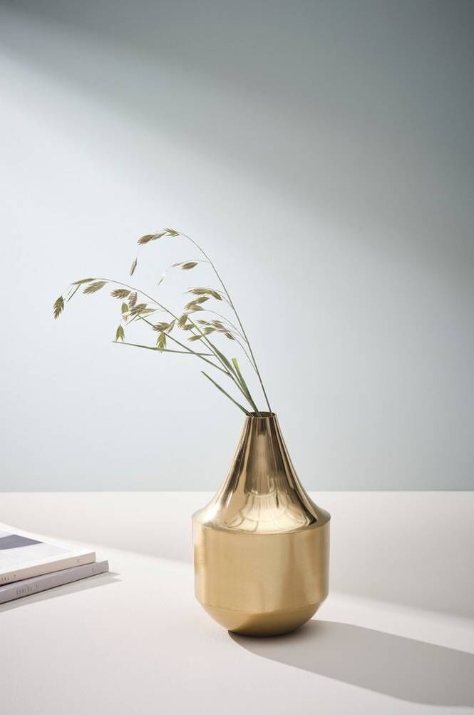 AMMI Vase, høyde 24 cm Gull