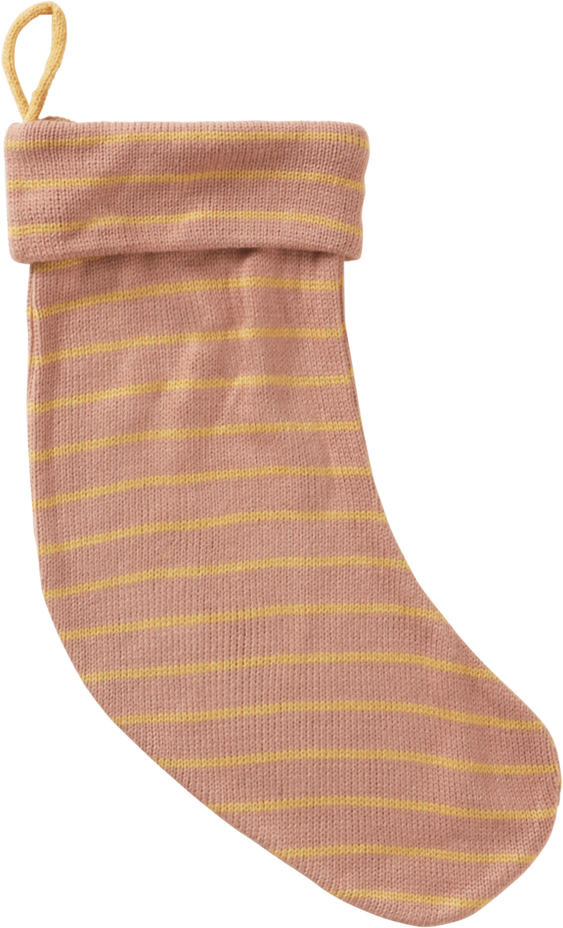 SOCKIE julestrømpe Rosa/gul