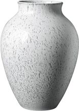 Knabstrup Keramik Knabstrup Vase 27 cm White/Grey