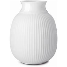 Lyngby Porcelæn Curve Vase 12 cm Hvit
