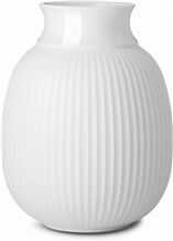 Lyngby Porcelæn Curve Vase 17,5 cm Hvit