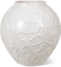 Kähler Relief Vase 20cm hvit