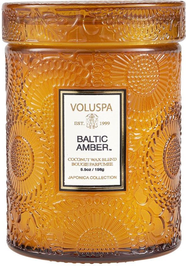 Voluspa Mini Glass Jar Baltic Amber 156g