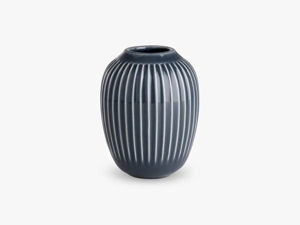 Kähler Hammershøi vase H100, antrasitt grå