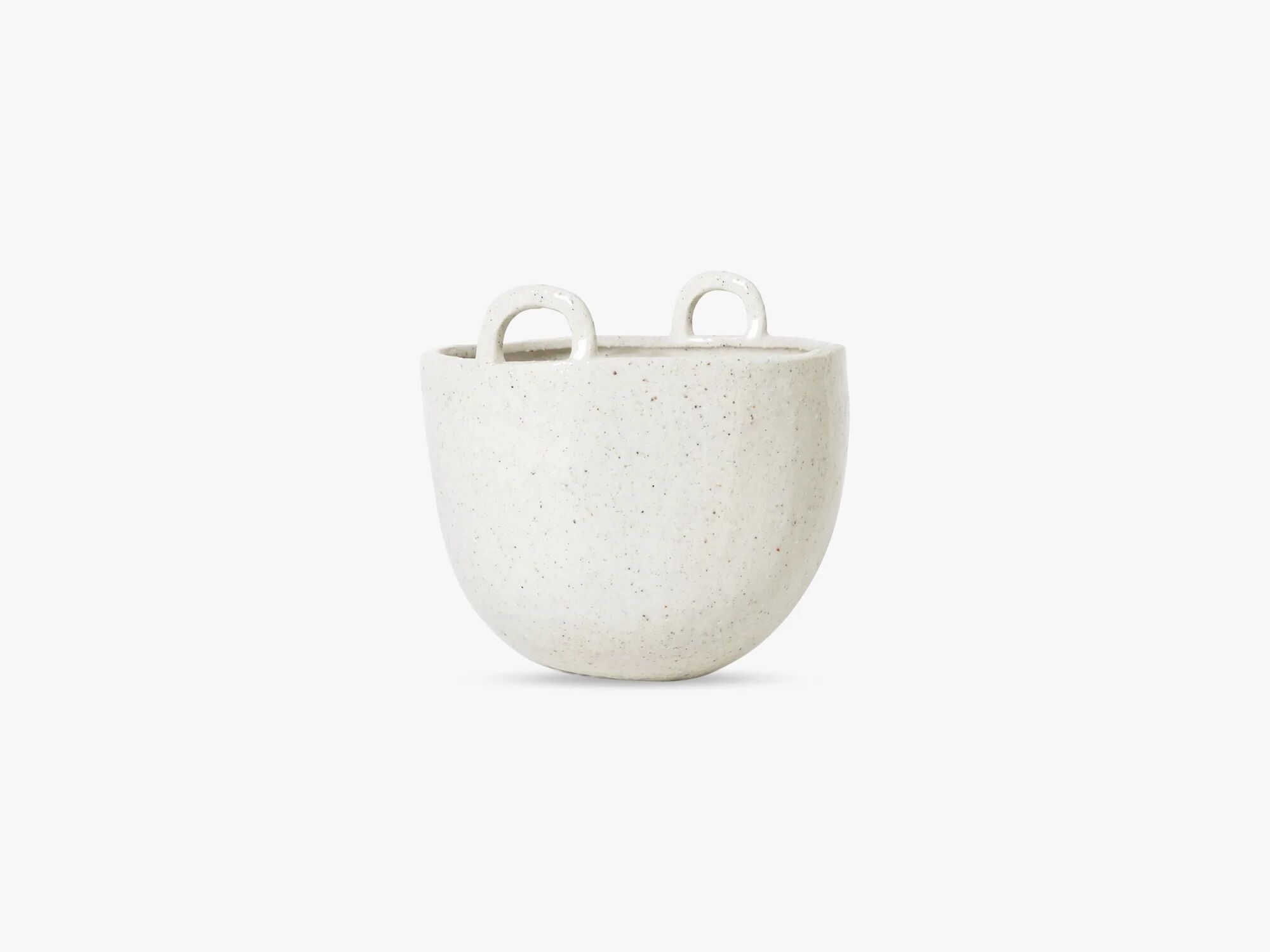 Ferm Living Speckle Pot, Off-White