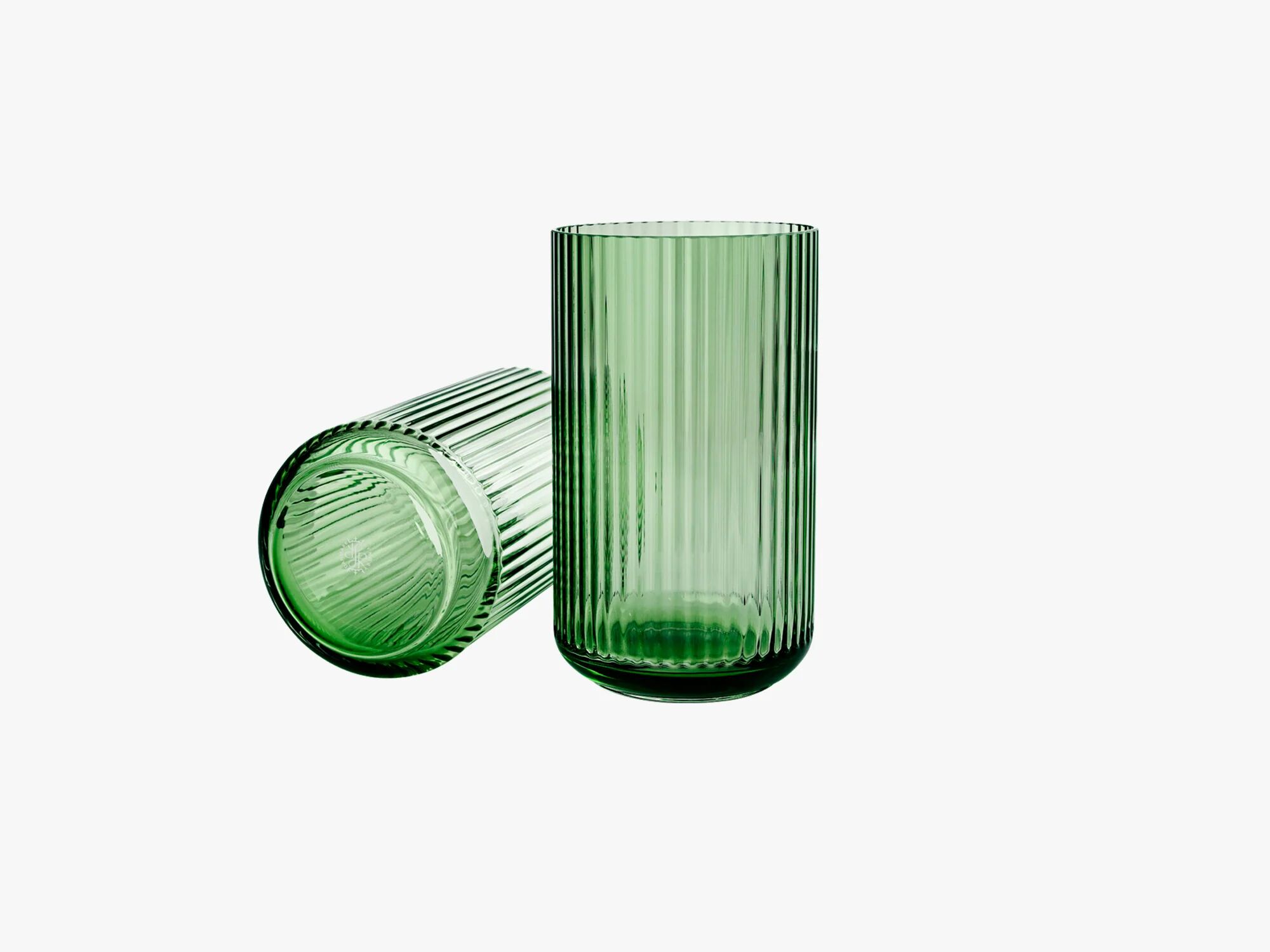 Lyngby Porcelæn Lyngby vase, københavn grønt glass